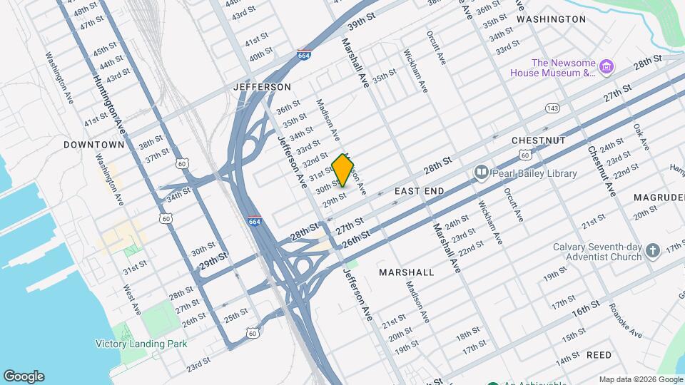 641 29th St Map and Location Details