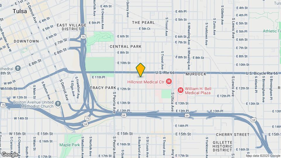 1119 S Rockford Ave Map and Location Details