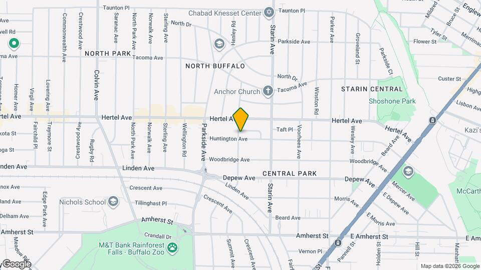 385 Huntington Ave, Unit 1 Map and Location Details