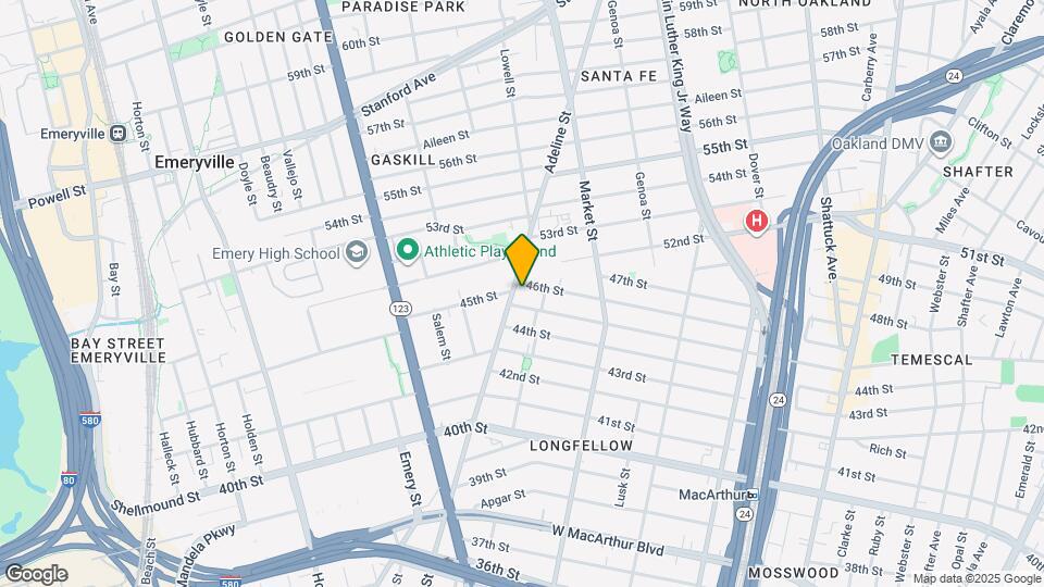 1001 46th St, Unit Cavernous 2bdrm Mapa y Detalles de la Ubicación