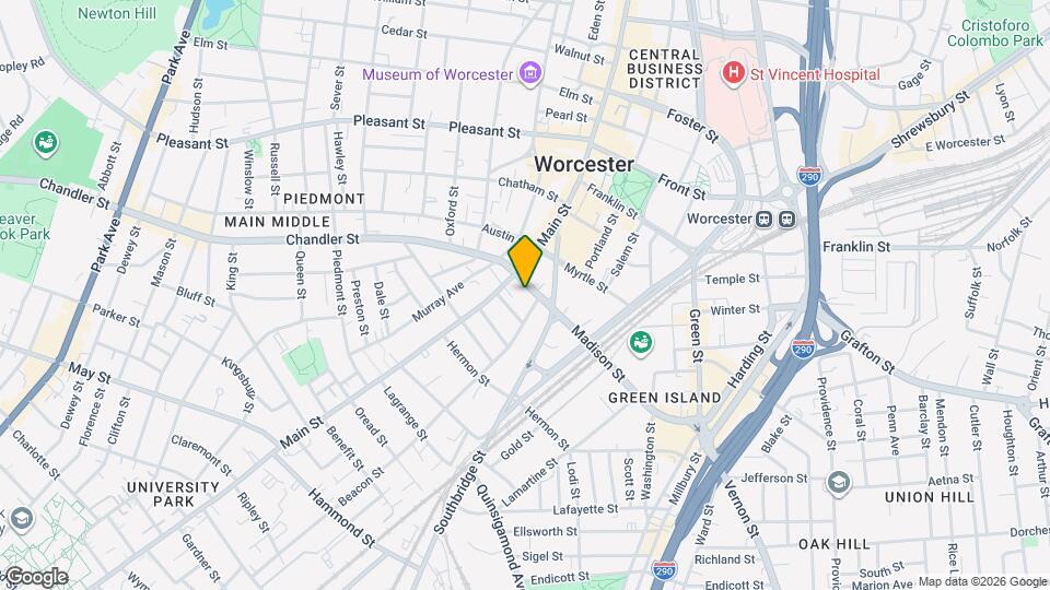 Residences on Madison Mapa y Detalles de la Ubicación