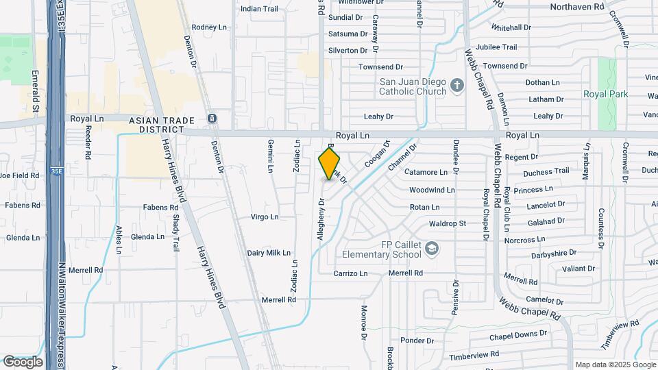 10728 Allegheny Dr Map and Location Details