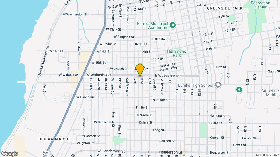 Eureka Tri-Plex Map and Location Details