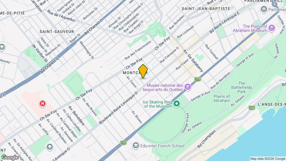 989 De Manrèse Av Map and Location Details