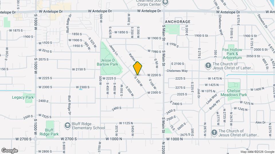 2218 S 150 W Map and Location Details