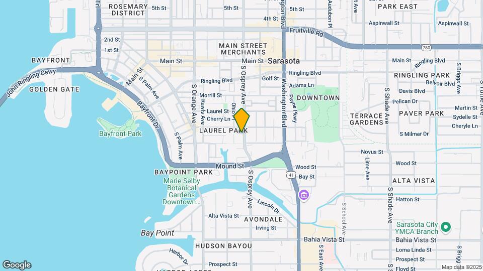 626 S Osprey Ave Mapa y Detalles de la Ubicación