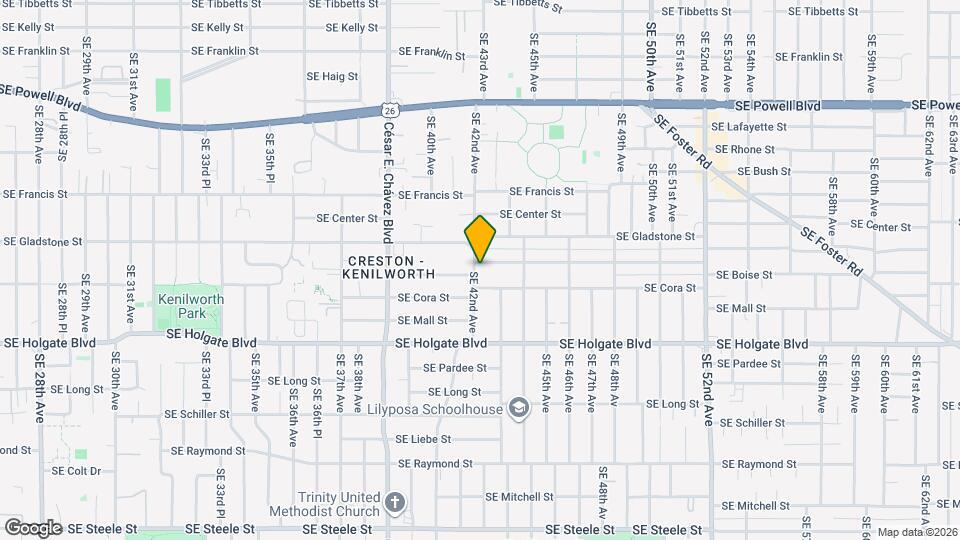 4204 SE Boise St, Unit Boise St Apartments Mapa y Detalles de la Ubicación