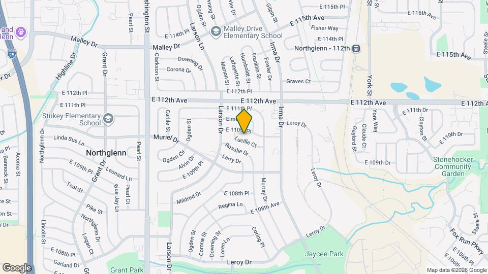 1365 Lucille Ct Map and Location Details