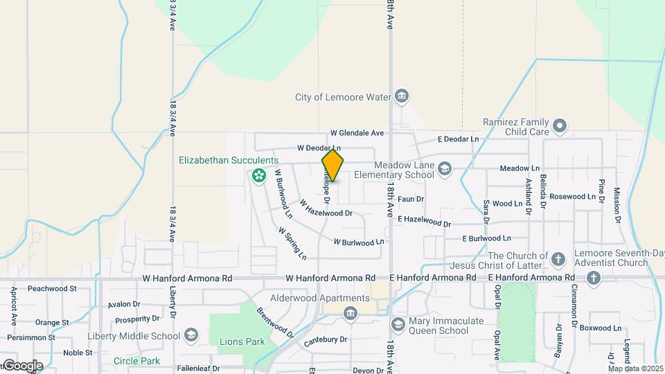 1394 Antelope Dr Map and Location Details