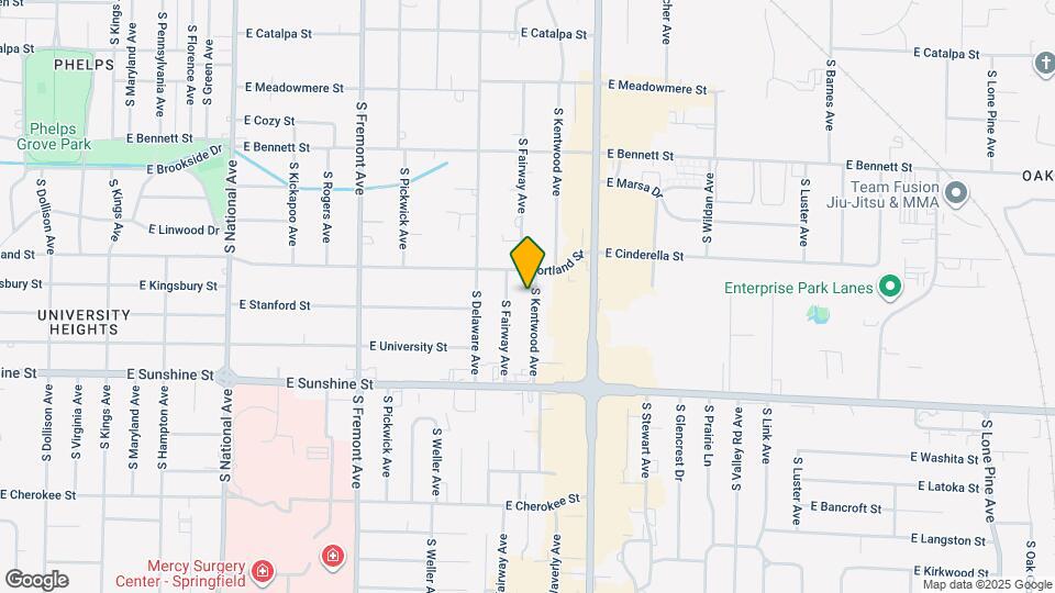 1623 S Kentwood Ave Map and Location Details