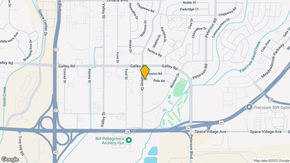 855 Hathaway Dr Map and Location Details