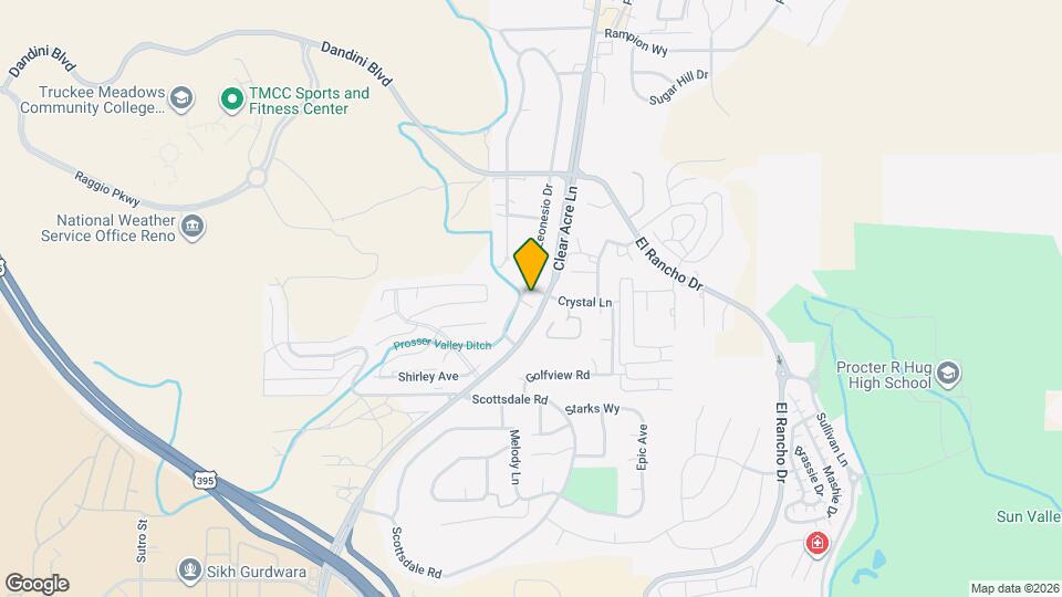 3890 E Leonesio Dr Mapa y Detalles de la Ubicación