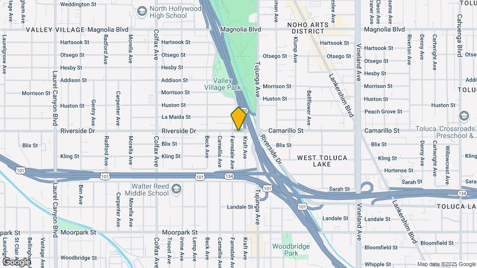 11444 Riverside Dr Map and Location Details