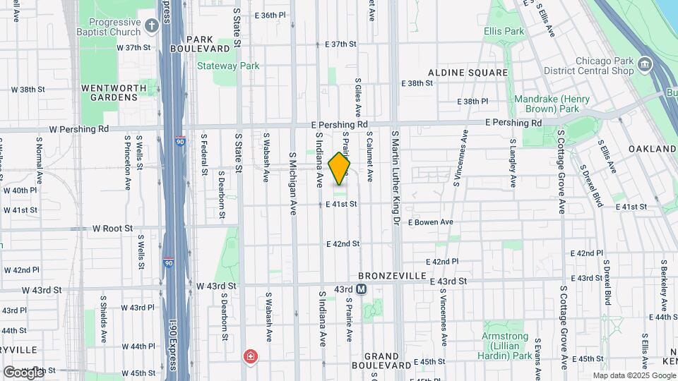 4040 S Prairie Ave Mapa y Detalles de la Ubicación