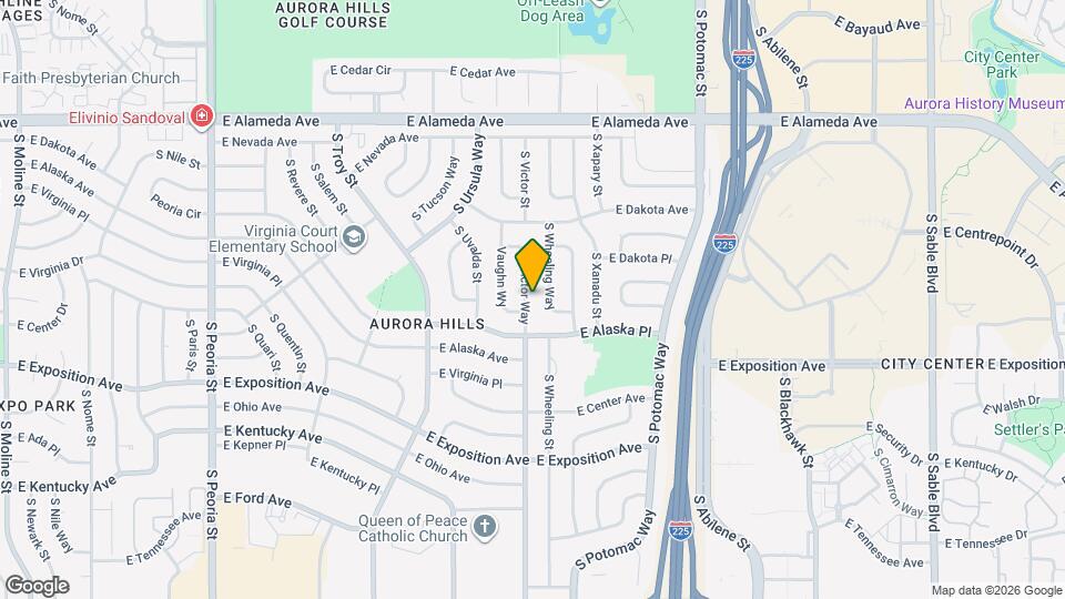 432 S Victor Way Map and Location Details