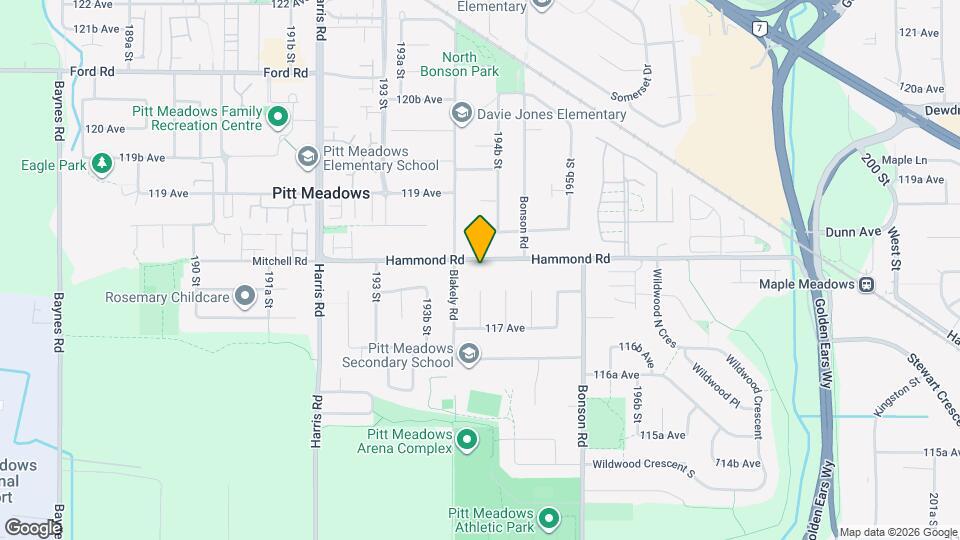 19438 Hammond Rd Map and Location Details