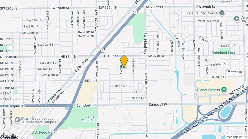 1520 NE 13th St Map and Location Details