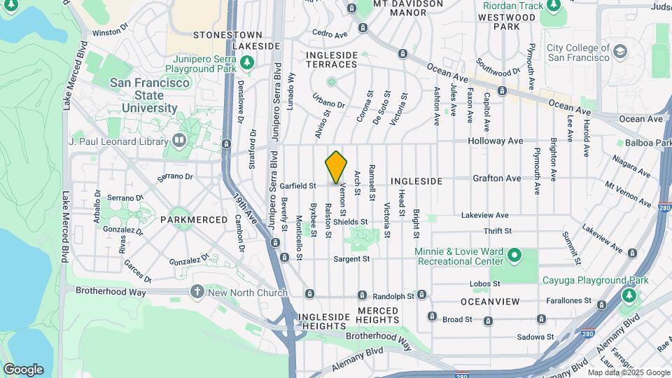 627 Garfield St Mapa y Detalles de la Ubicación