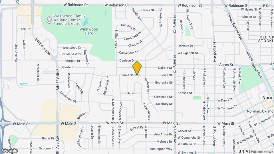 1514 Iowa St Map and Location Details