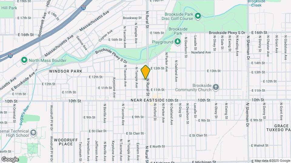 1130 N Rural St Map and Location Details