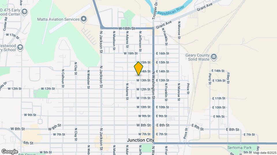 1304 N Jefferson St Mapa y Detalles de la Ubicación