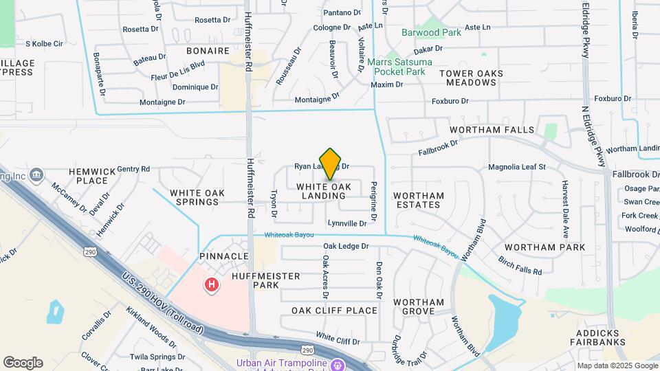 10818 Oak Acres Dr Map and Location Details