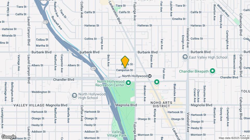 11449 Cumpston St Map and Location Details