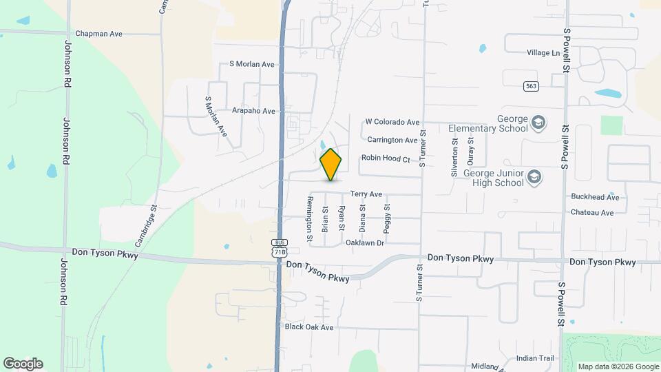 654 Terry Ave Map and Location Details