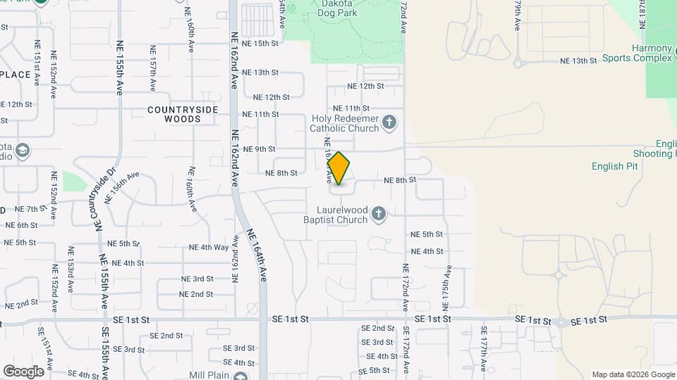 16718 NE 7th St Map and Location Details