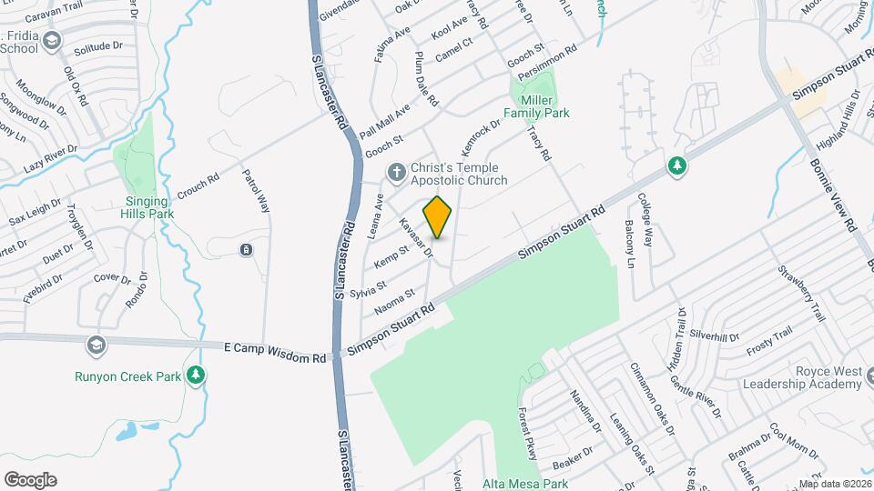 6428 Teague Dr Map and Location Details