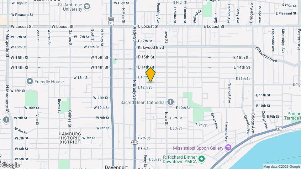 218 E 12th St Mapa y Detalles de la Ubicación