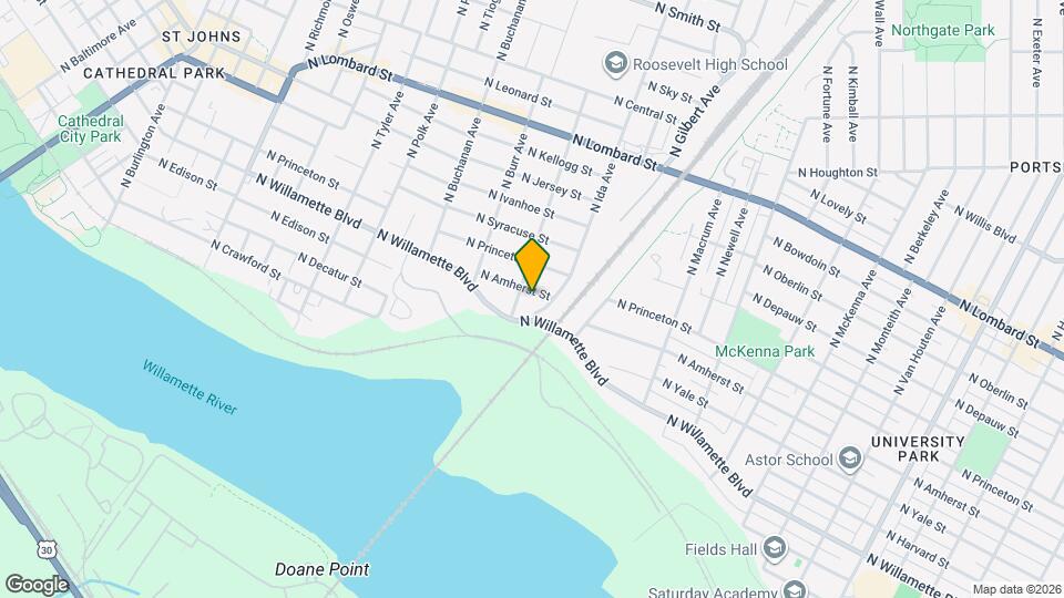 7016 N Amherst St Map and Location Details