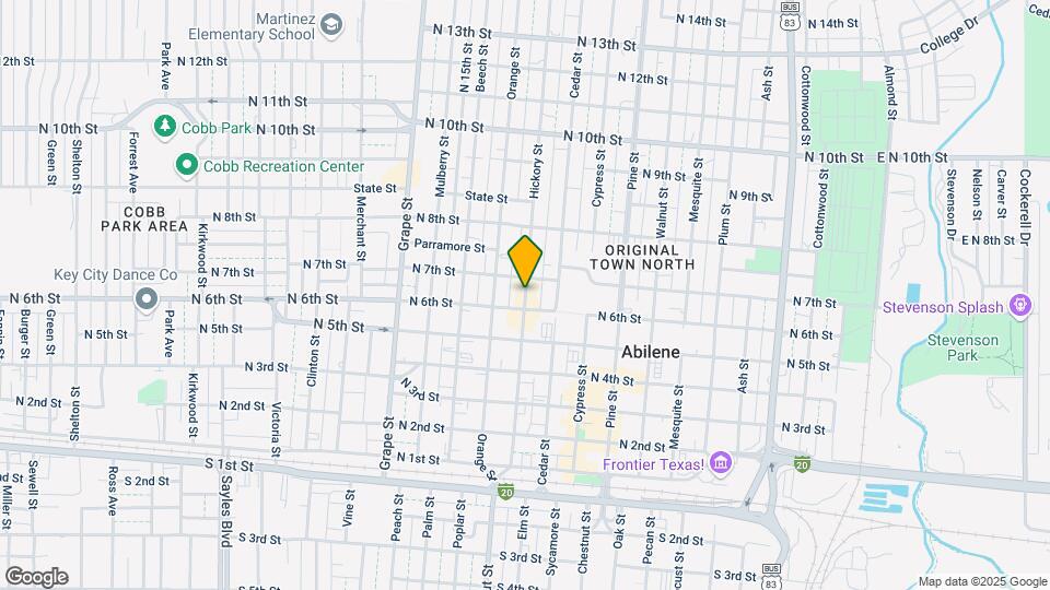 1341 Hickory St Mapa y Detalles de la Ubicación