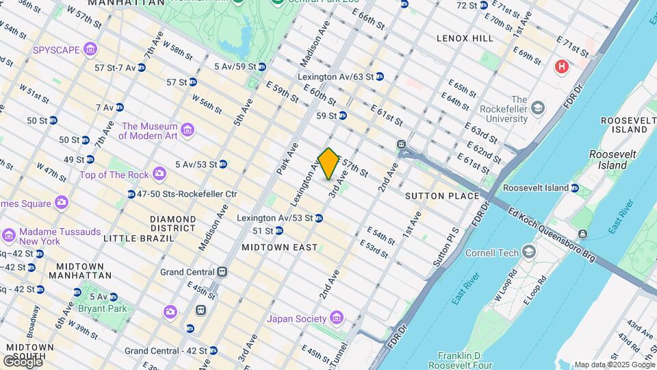 159 E 55th St-Unit -2AA Map and Location Details