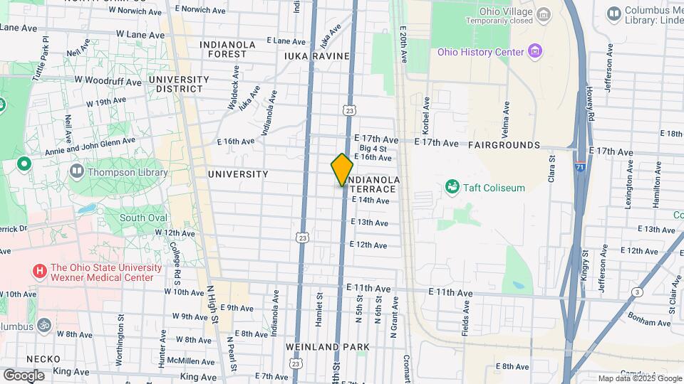 1741 N 4th St Map and Location Details
