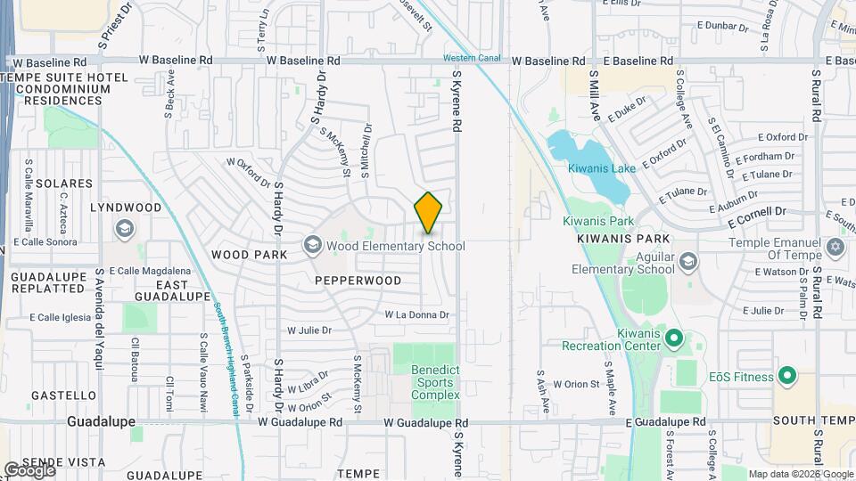 5749 S Farmer Ave Map and Location Details
