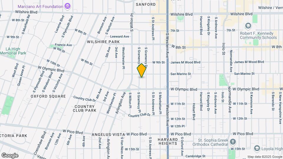958 S Gramercy Dr Map and Location Details