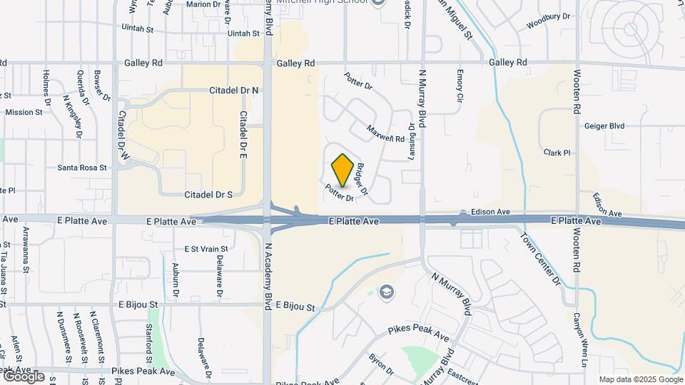 536 Potter Dr Map and Location Details