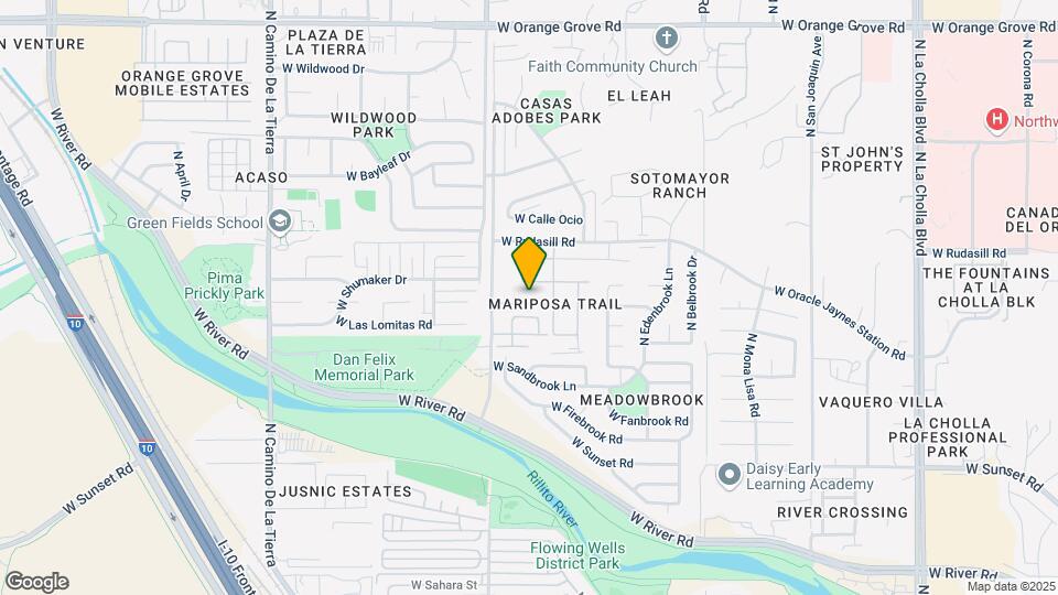 2834 W Duskywing Dr Map and Location Details