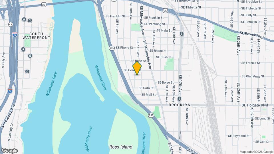 4116 SE 10th Ave, Unit A Map and Location Details