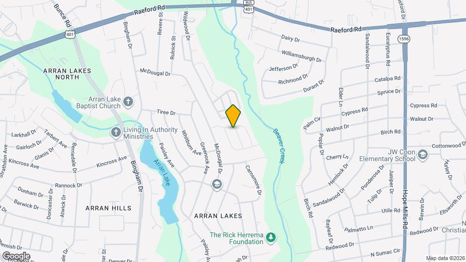 1406 Tangora Ln Map and Location Details