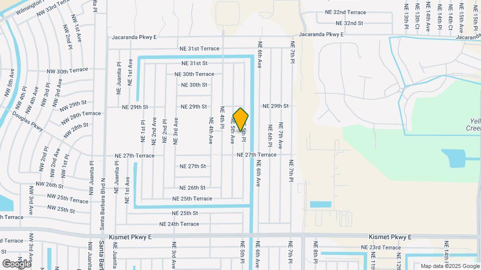 2744 NE 5th Pl Map and Location Details