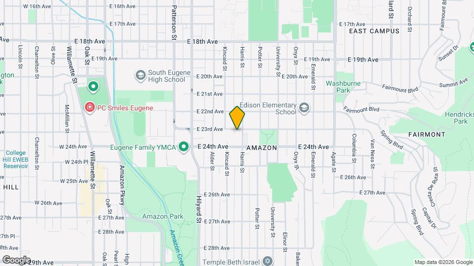 962 E 23rd Ave Map and Location Details