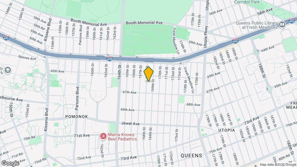 65-29 168th St Map and Location Details