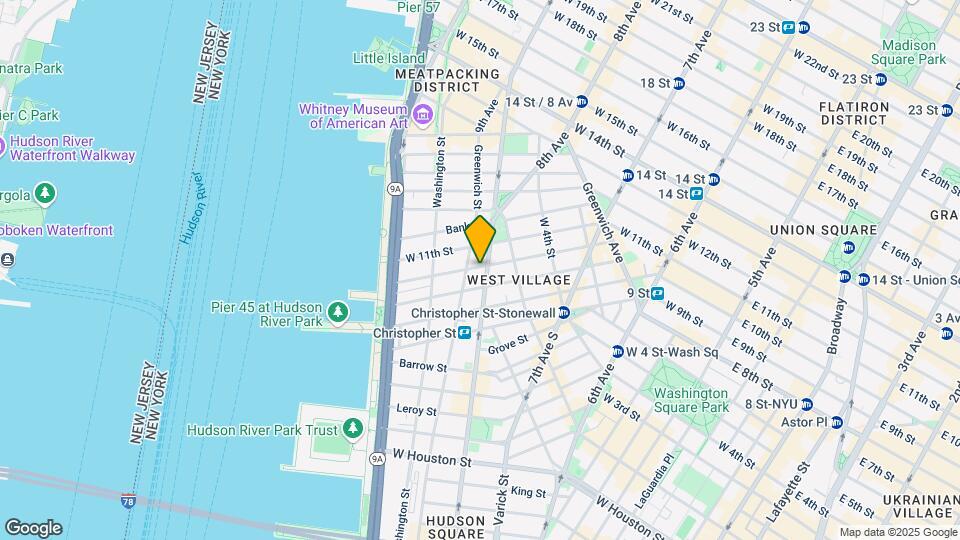 112-114 Perry St Mapa y Detalles de la Ubicación