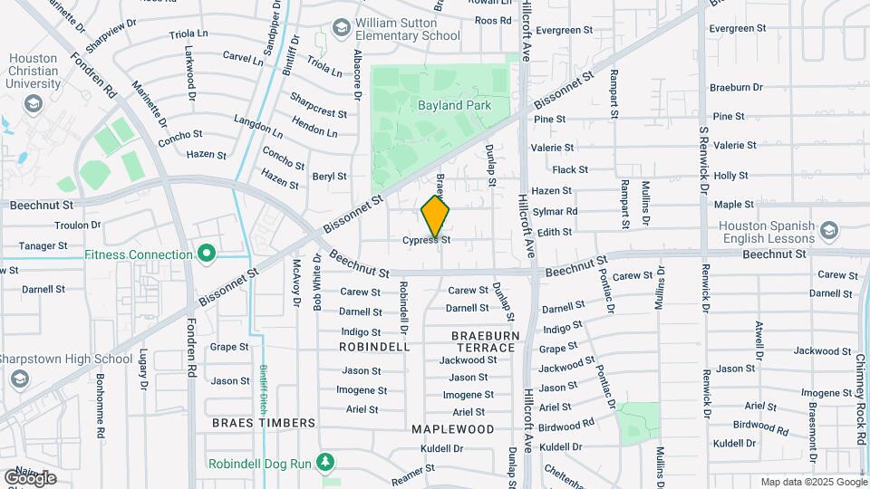 6027 Cypress St Map and Location Details