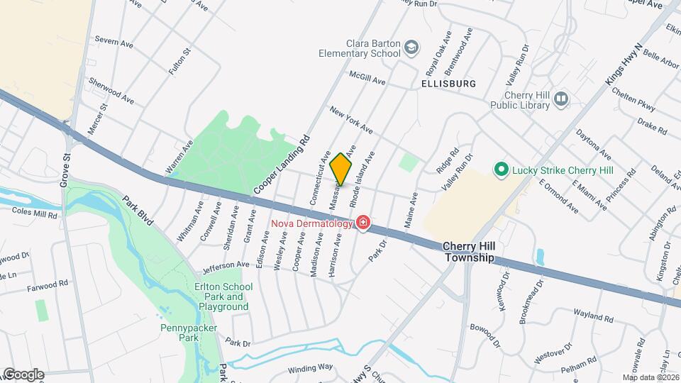 13 Massachusetts Ave Map and Location Details