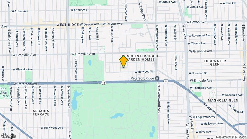 6101-6115 N Seeley Ave Map and Location Details