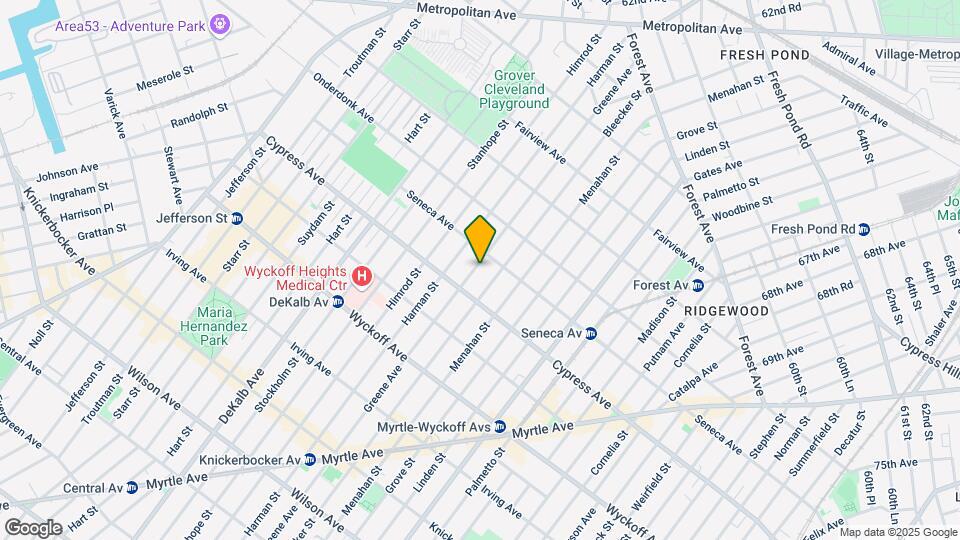 1734 Greene Ave Mapa y Detalles de la Ubicación