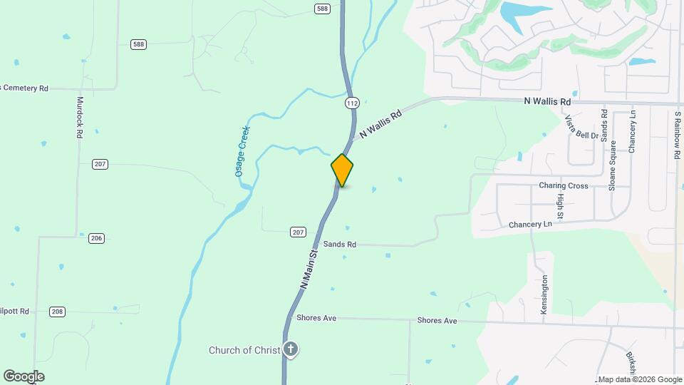 868 N Main St Map and Location Details